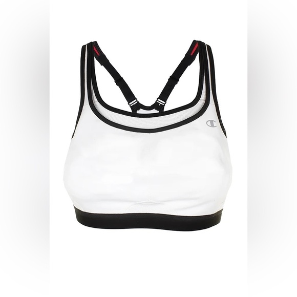Champion White Sports Bra​ Size 38D - Picture 2 of 9